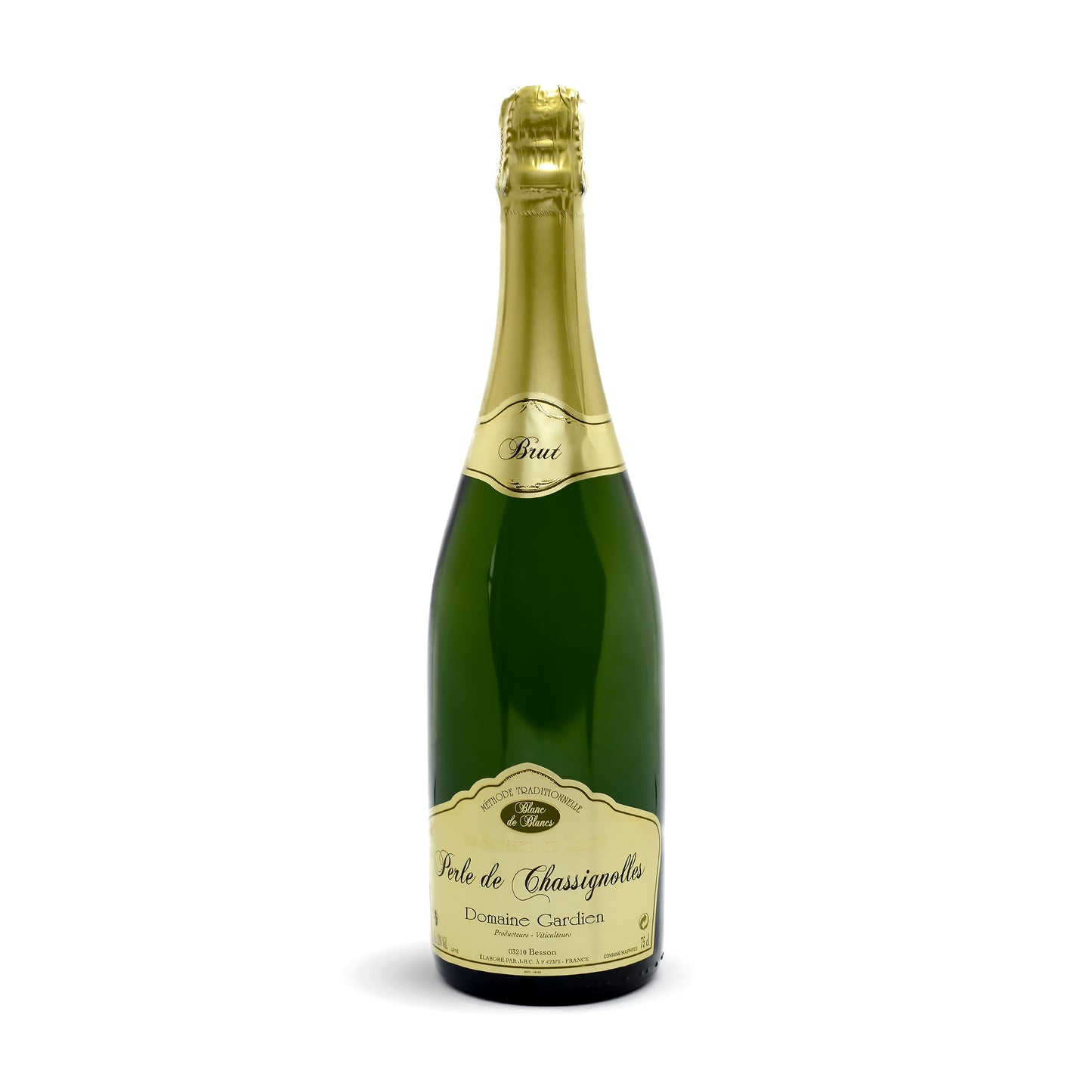 "Perle de Chassignolles", vin blanc Chardonnay