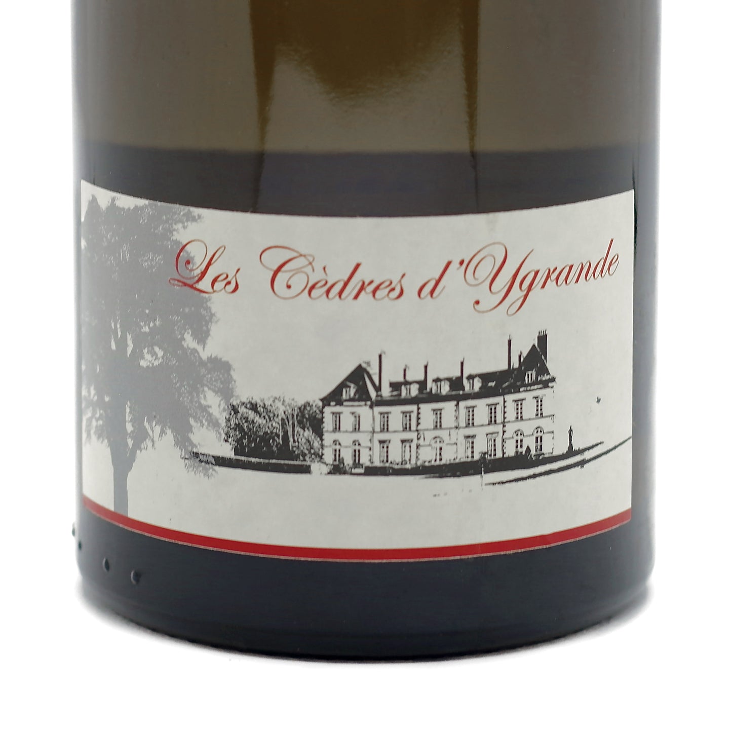 "Les Cèdres du Château d'Ygrande", vin blanc Chardonnay
