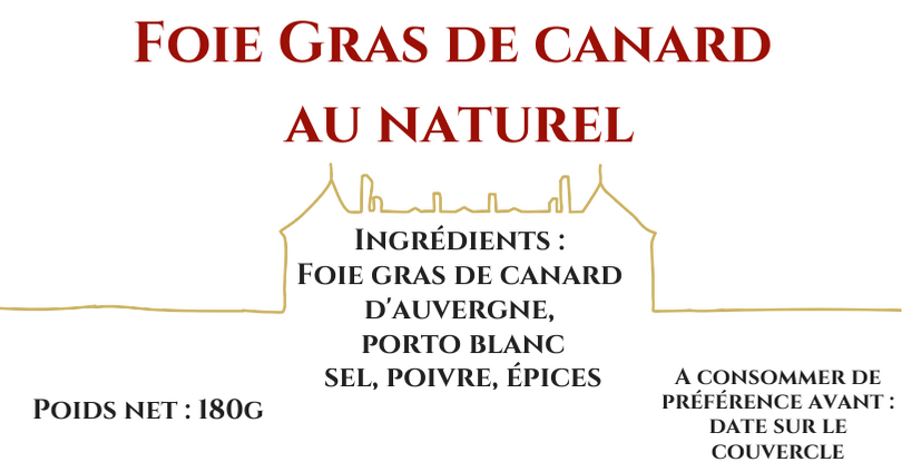 Foie Gras de canard d'Auvergne