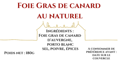 Foie Gras de canard d'Auvergne